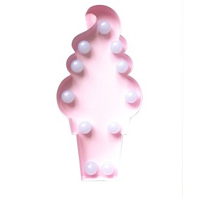 Bild på Marquee Light LED-light Glasstrut (Rosa)