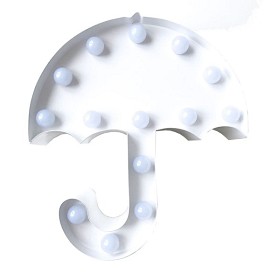 Bild på Marquee Light LED-light Paraply (Vit)