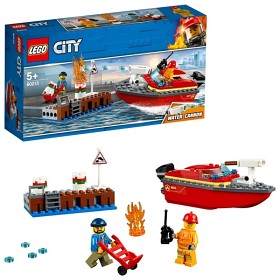 Bild på LEGO City Fire 60213 Eldsvåda i hamnen