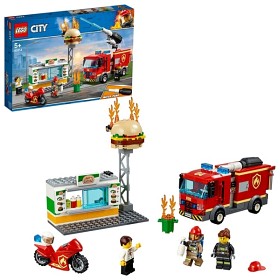 Bild på LEGO City Fire 60214 Brandkårsutryckning till hamburgerrestaurang