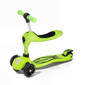 Bild på Twix scooter med sits - Grön
