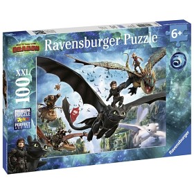 Bild på Ravensburger Pussel Draktränaren 100-bitar