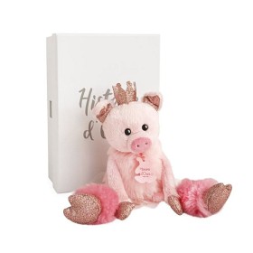 Bild på Histoire d'Ours - Rosette Gris Rosa i låda 25 cm