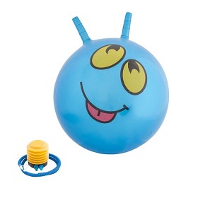 Bild på Hoppboll smiley (Blå)