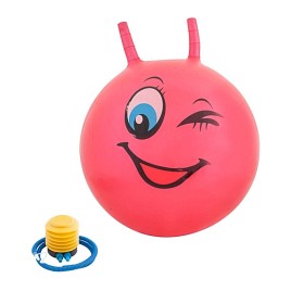 Bild på Hoppboll smiley (Röd)
