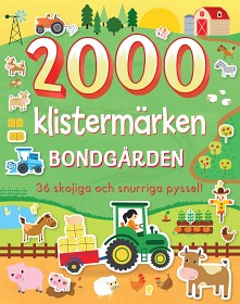 Bild på 2000 klistermärken pysselbok (Bondgården)