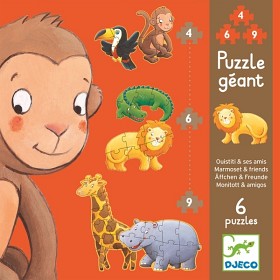 Bild på Puzzles Marmoset and his friends