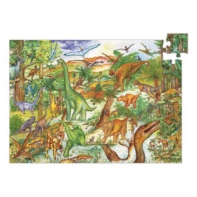 Bild på Djeco Pussel Dinosaurier 100-bitar