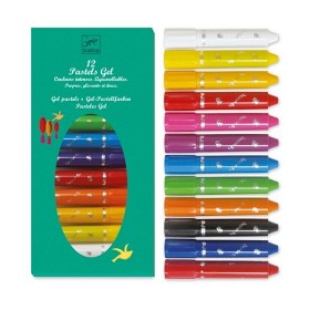 Bild på Djeco, 12 gel pastels classic