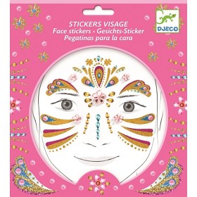Bild på Djeco Ansikts stickers (Gold Princess)