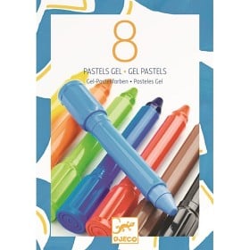 Bild på Djeco, 8 gel pastels - classic colours