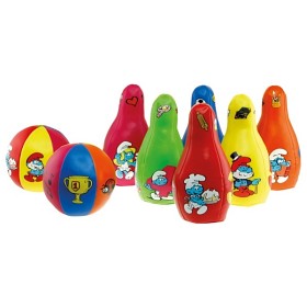 Bild på Barbo Toys Smurfarna Mjukt Bowlingset