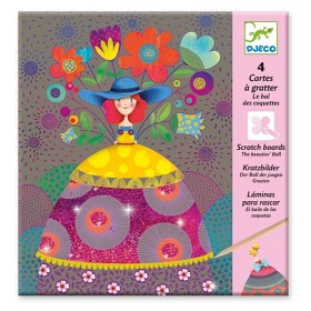 Bild på Djeco, Scratch card, The beauties ball