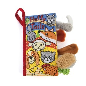 Bild på Jellycat, Fluffy Tails Book