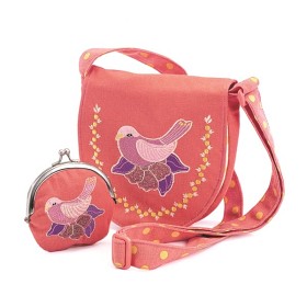 Bild på Djeco, Embroidered Fågel, bag & purse