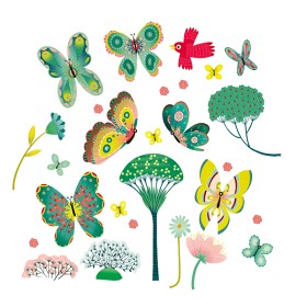 Bild på Djeco, Window stickers, Butterflies