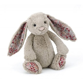 Bild på Jellycat, Bashful Blossom Beige Kanin 31 cm