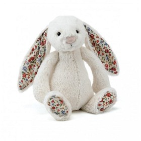 Bild på Jellycat, Bashful Blossom Cream Kanin 31 cm
