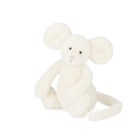 Bild på Jellycat, Bashful Cream Mouse 18 cm