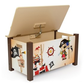 Bild på Spielzeugkiste Spielzeugbox Aufbewahrungsbox Kinder Truhe Kiste Spielzeugtruhe