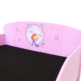 Bild på Childrens Bed Wooden Bed Toddler Kids junior Bed Furniture Princess