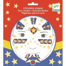 Bild på Djeco Ansikts stickers (Superhjälte)