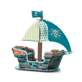 Bild på Djeco Pop to Play Piratskepp 3D