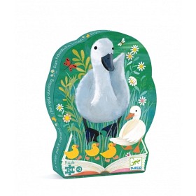 Bild på Djeco, Siluettepussel The ugly duckling 24 bitar