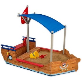 Bild på Kidkraft, Sandlåda Piratbåt