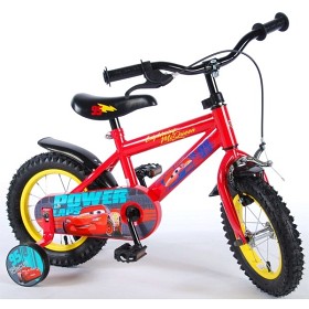 Bild på Disney Cars, Barncykel med stödhjul - Diamond frame 12" röd