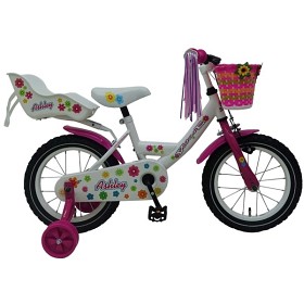 Bild på Yipeeh, Barncykel med stödhjul - Ashley 14" vit