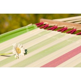 Bild på La Siesta, Hängmatta - Dubbel - Träkarm - Colada Kiwi