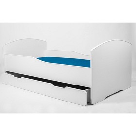 Bild på Bed LUK with mattress - WHITE
