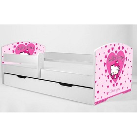 Bild på Bed LUK with mattress - HELLO KITTY (18) - Railing