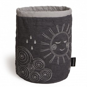 Bild på Roommate, Quilted basket - large Anthracite