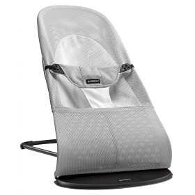 Bild på BabyBjörn Babysitter Balance Soft (Silver/Vit Mesh)