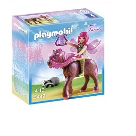 Bild på Playmobil Fairies - Skogsfen Surya med Solnedgångshäst 5449