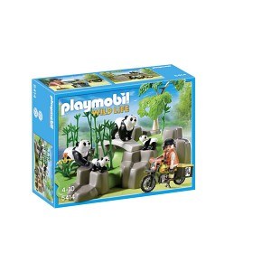 Bild på Playmobil Wild Life - Pandafamilj i Bambuskog 5414