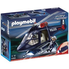Bild på Playmobil City Action - Polishelikopter med Söklampa 5183