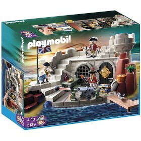 Bild på Playmobil Pirates - Soldatfort med fängelsehåla 5139