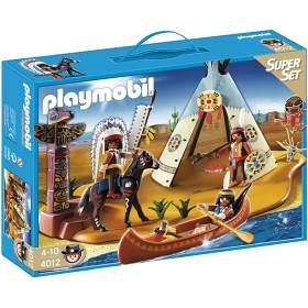 Bild på Playmobil Western - Superset Indianläger 4012
