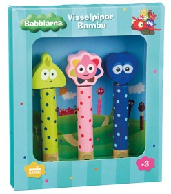 Bild på 2B Baby Babblarna Visselpipor Bambu 3-pack (Dadda/Diddi/Doddo)