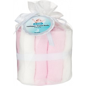 Bild på 2B Baby Tvättlappar Bambu 10-pack (Rosa)