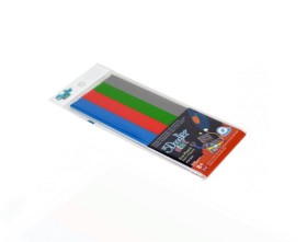 3Doodler Primary Pow Mixed Bag 250 Plastique compostable Bleu, Vert, Gris, Rouge 1 g