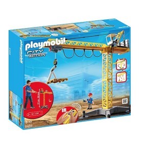 Bild på Playmobil - Stor byggkran med IR-fjärrkontroll 5466