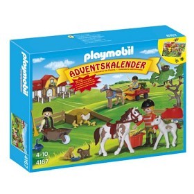 Bild på Playmobil Christmas - Hästgård Adventskalender 4167
