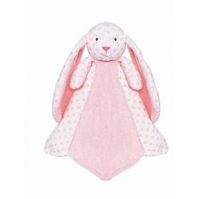Bild på Teddykompaniet Big Ears Snuttefilt Kanin (Rosa)