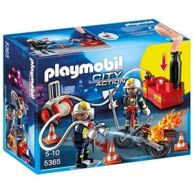 Bild på Playmobil City Action - Brandmän med vattenpump 5365