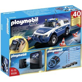 Bild på Playmobil 40th Anniversary - Radiostyrd Polisbil Med Kameraset 5528