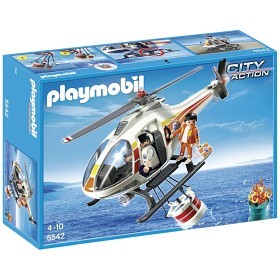 Bild på Playmobil City Action - Brandkårshelikopter 5542